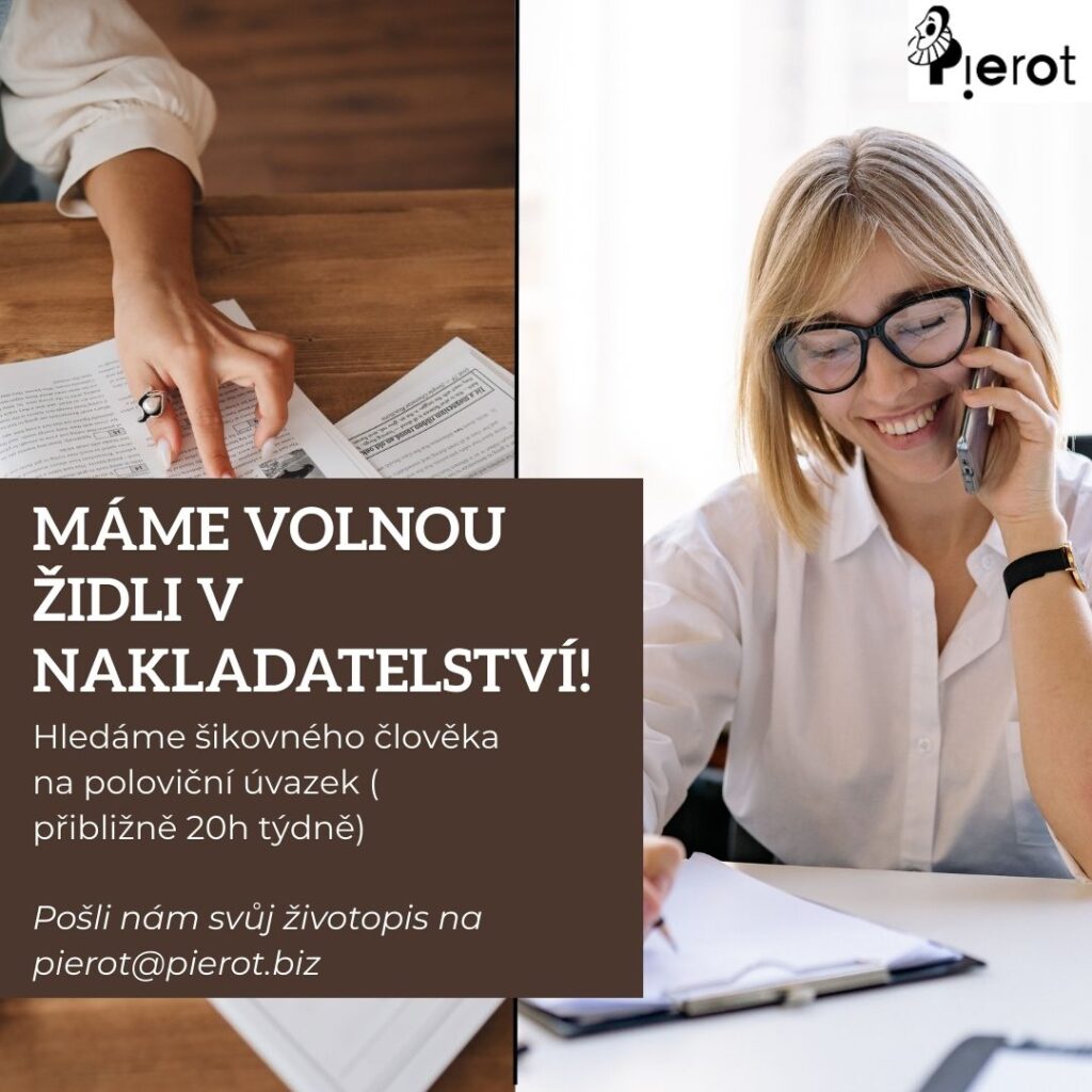 📚 Hledáme posilu do nakladatelství Pierot!